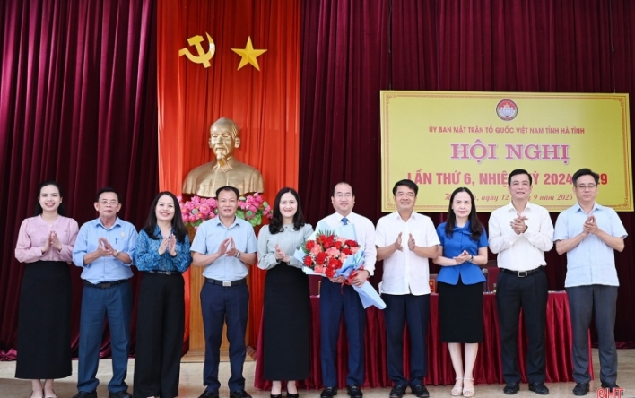 Ủy ban MTTQ tỉnh Hà Tĩnh có tân Phó Chủ tịch